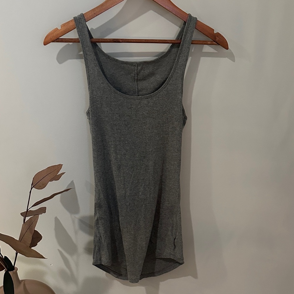 Gray Sleeveless Women's Top